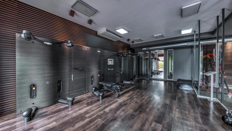 Interiér fitness klubu