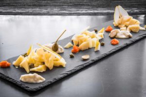 Selection of Italian cheeses