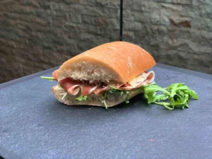 Ciabatta con prosciutto crudo