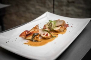 Hähnchen-Saltimbocca mit Parmaschinken