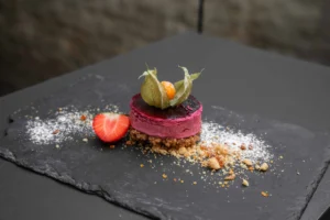 Veganes Johannisbeertörtchen