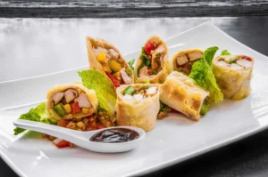 Tortilla mit Hähnchen