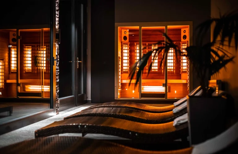 Infrasauna a relaxační lehátka